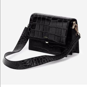 JW PEI BLACK CROC BAG NEW